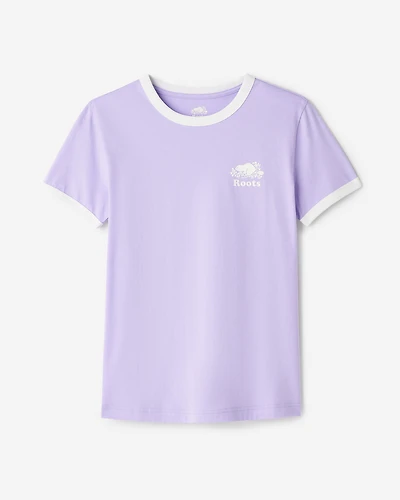 Womens Organic Cooper Ringer T-Shirt