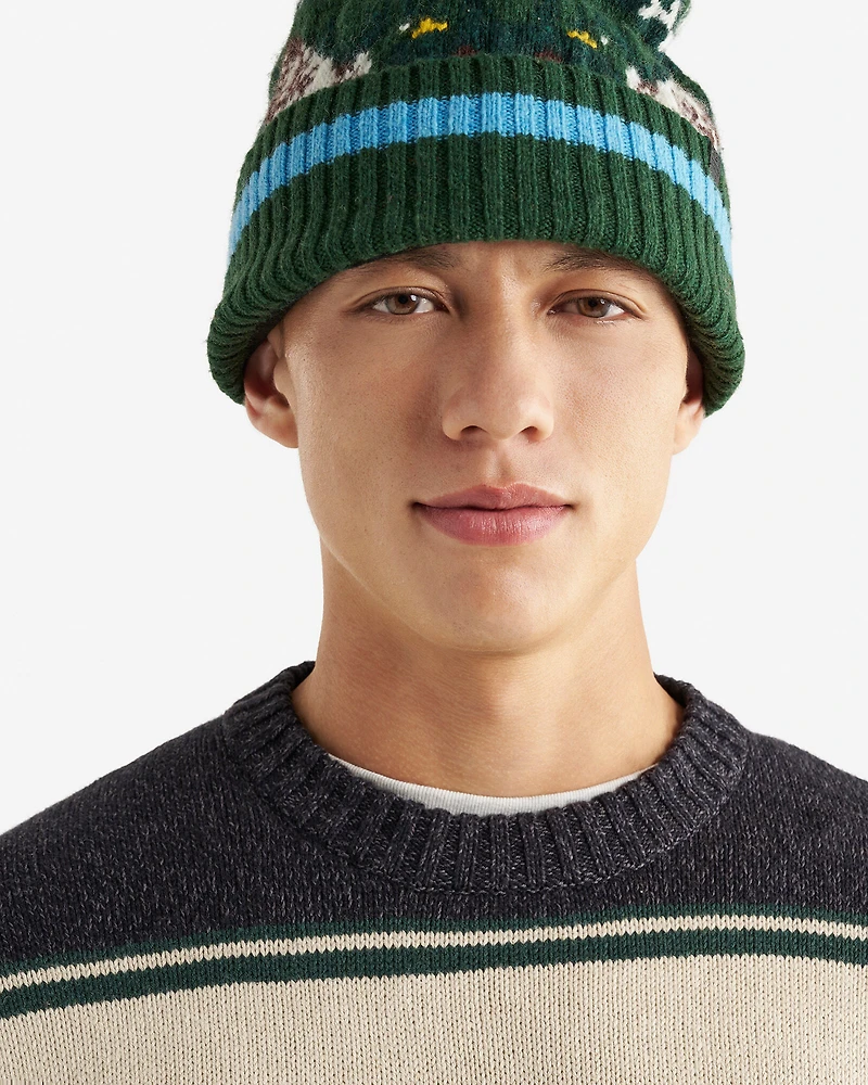 Chandail à col rond rayures Cabane