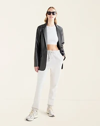 Veste en cuir pour femme