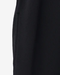 Robe à manches courtes et glissière un quart en jersey bouclette Cooper