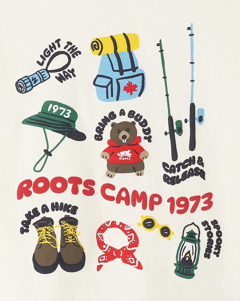 Toddler Glow The Dark Camp T-Shirt