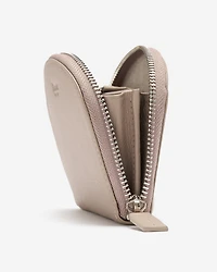 Portefeuille demi-lune en cuir Nuage