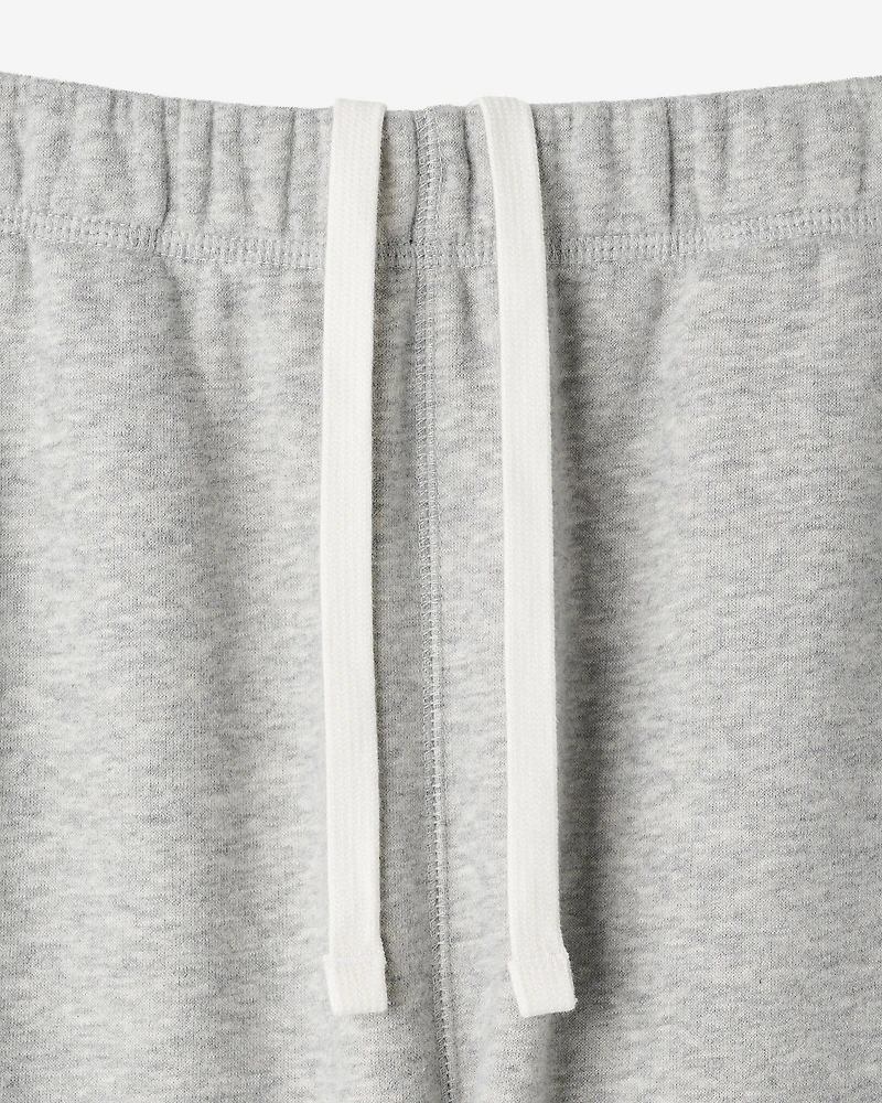 Short original en molleton de coton bio 10,5 po