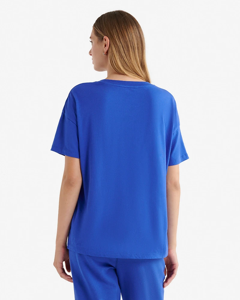 T-shirt décontracté en coton bio Cooper pour femme