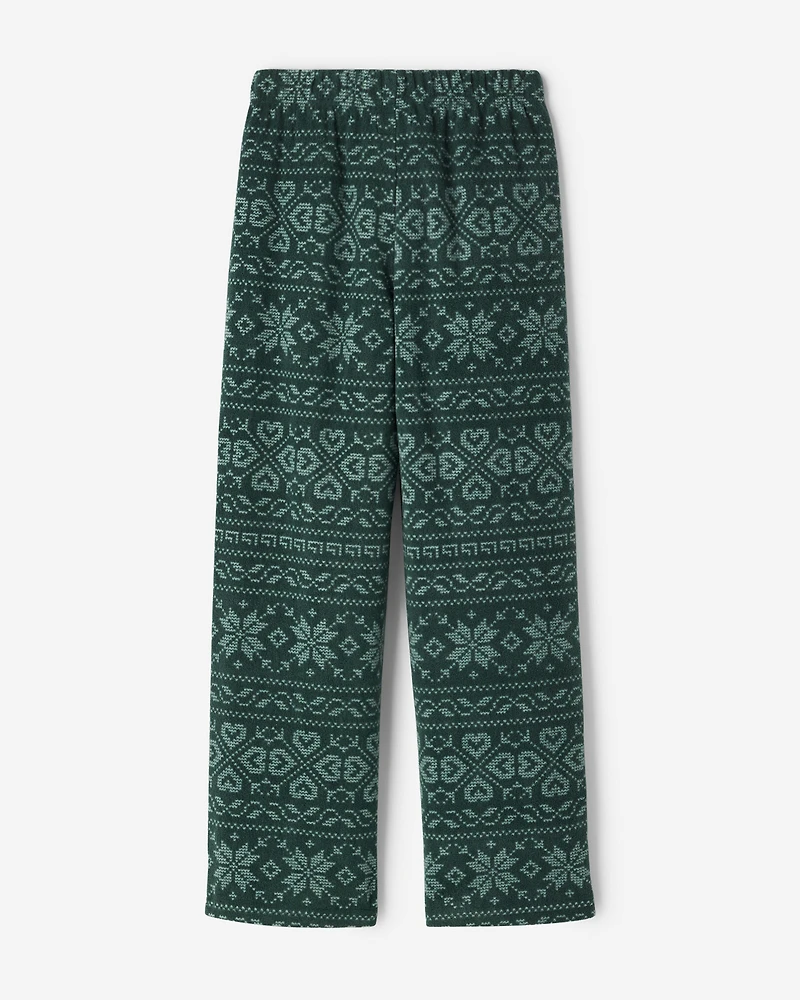 Pantalon de pyjama en micromolleton pour enfants