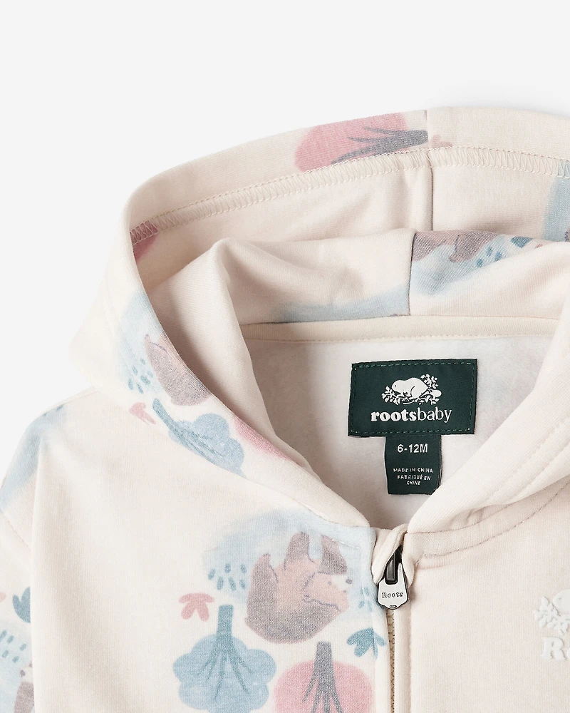 Baby Cozy Bear Zip Hoodie