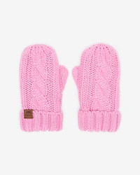 Mitaines à torsades Olivia pour enfants