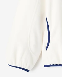 Chandail sport à col demi-glissière en micromolleton pour enfants