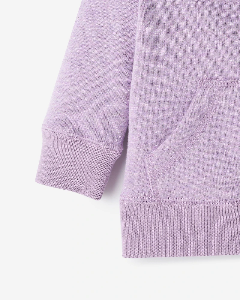 Chandail à capuchon original scintillant pour bébés