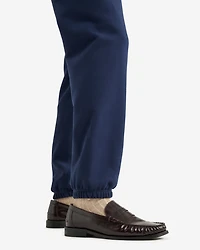 Pantalon en molleton avec appliqué à carreaux