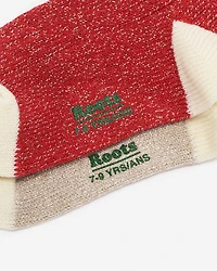 2 paires de chaussettes hautes scintillantes Cabane pour enfants