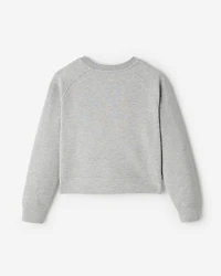 Chandail à col rond Interlock Recover pour filles