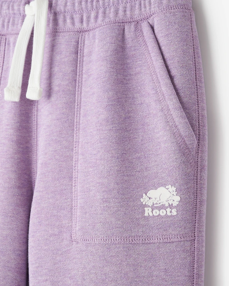 Pantalon évasé en molleton scintillant Cooper pour filles