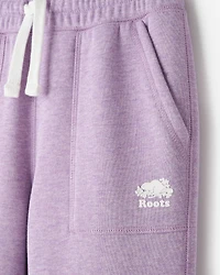 Pantalon évasé en molleton scintillant Cooper pour filles