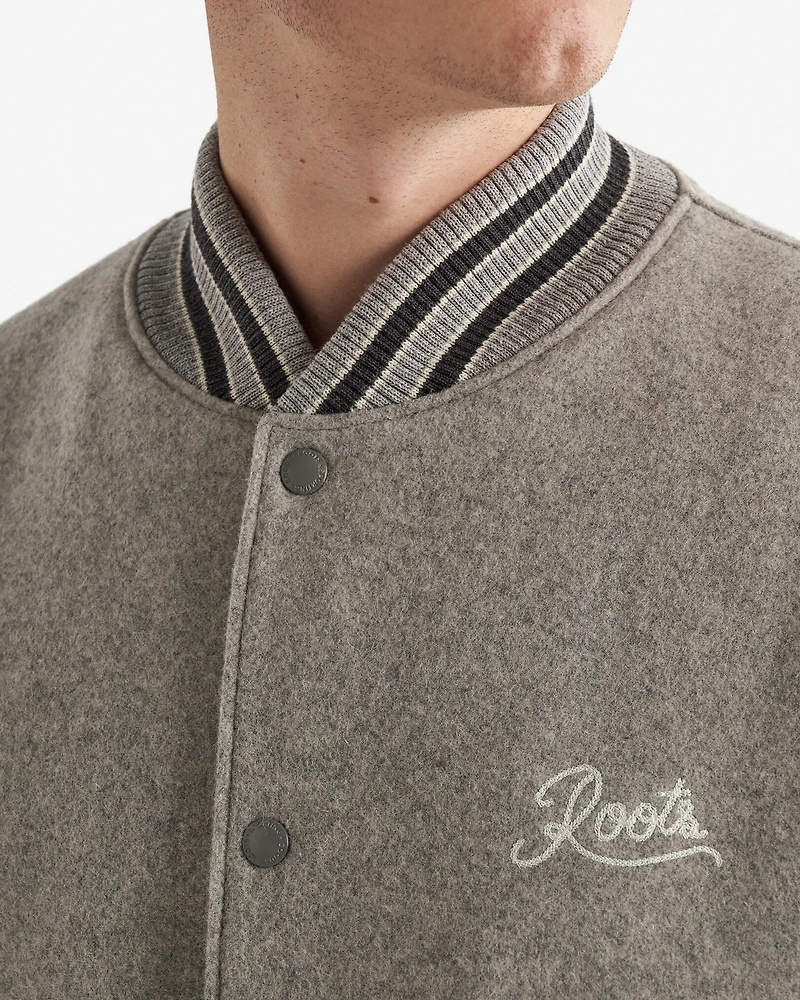 Blouson universitaire rétro Mathews