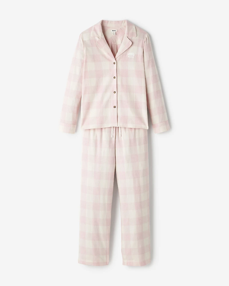 Ensemble pyjama à carreaux Park pour femmes