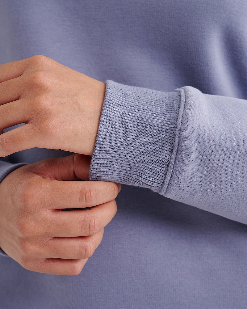 Chandail à col rond Un en molleton Nuage