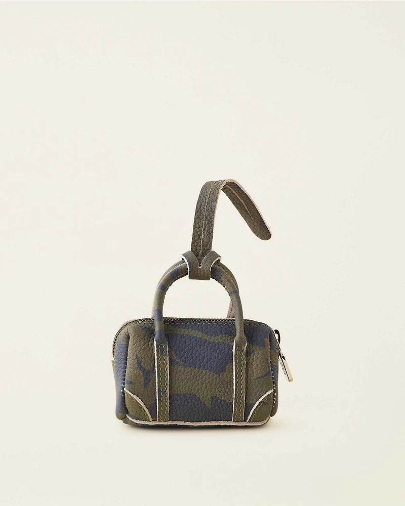 Breloque Sac Banff en cuir suprarecyclé