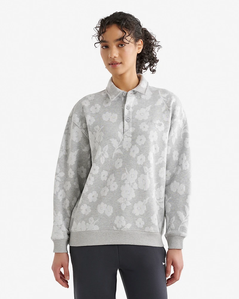 Floral Jacquard Polo