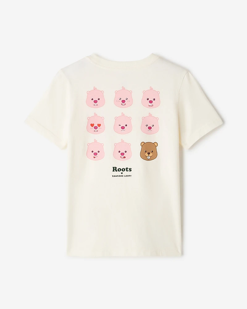 T-shirt Roots X Loopy pour enfant