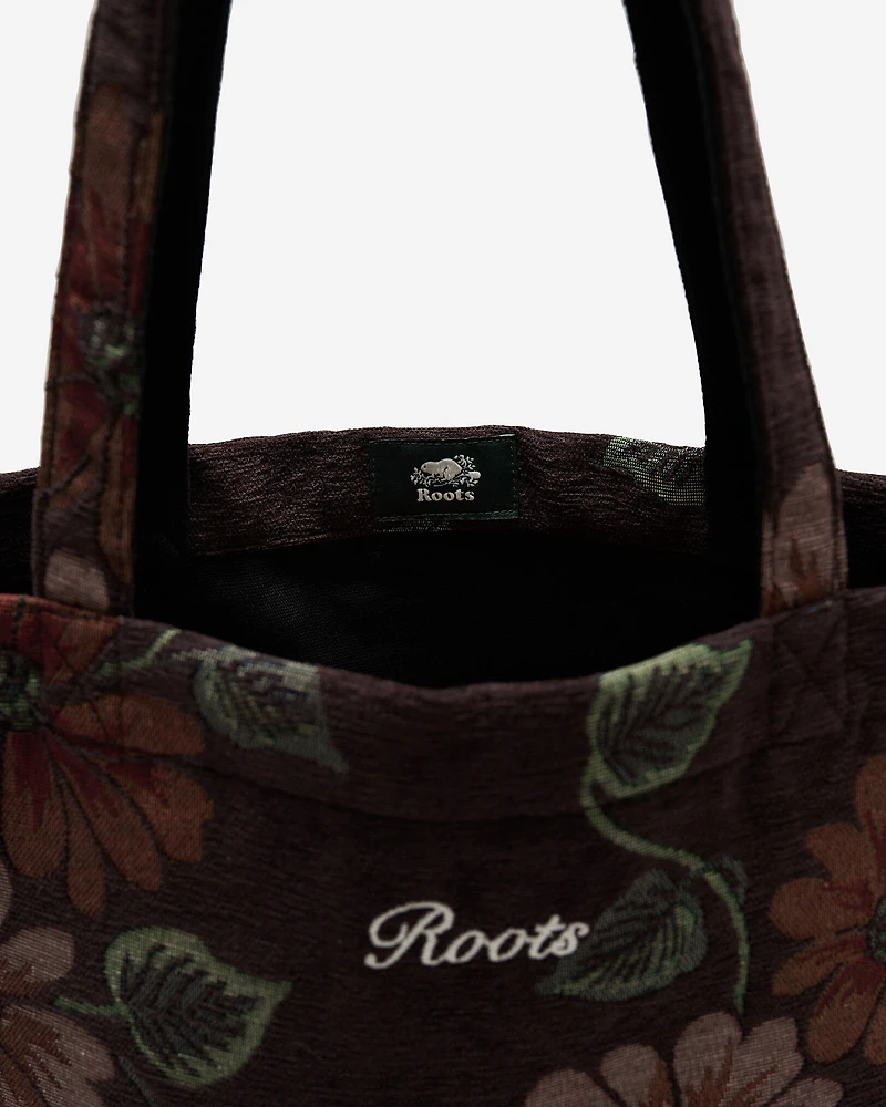 Fourre-tout Jacquard floral