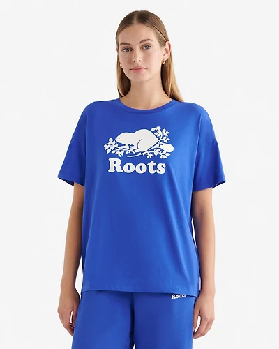 T-shirt décontracté en coton bio Cooper pour femme