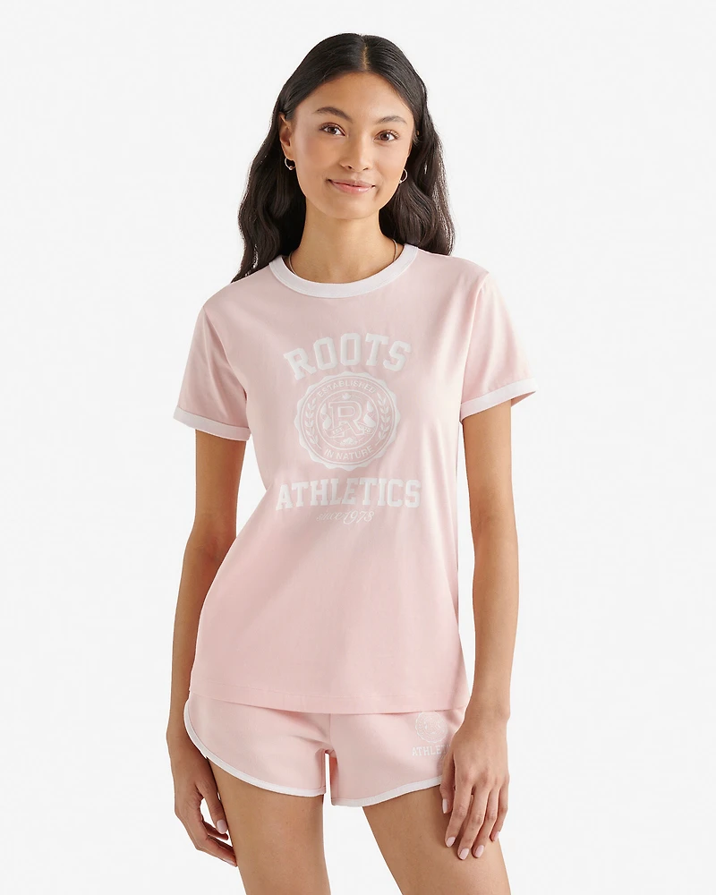 Womens Legacy Crest Ringer T-Shirt