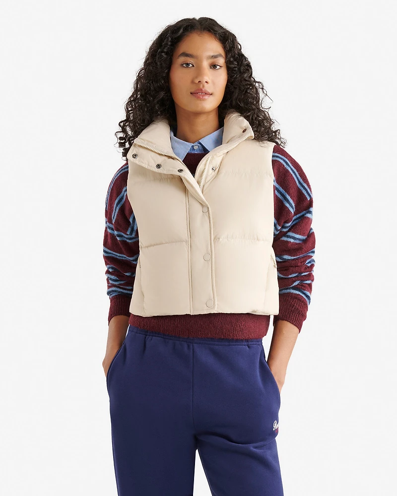 Veste bouffante courte en duvet Roots