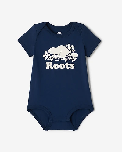 Baby Organic Cooper Beaver Bodysuit