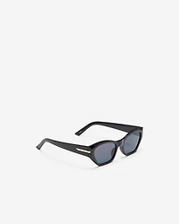 Lunettes yeux de chat en métal et en plastique Lunettes de soleil femmes