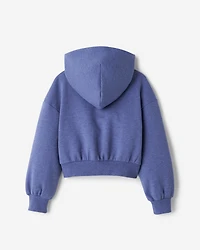 Chandail à capuchon et glissière sport pour filles