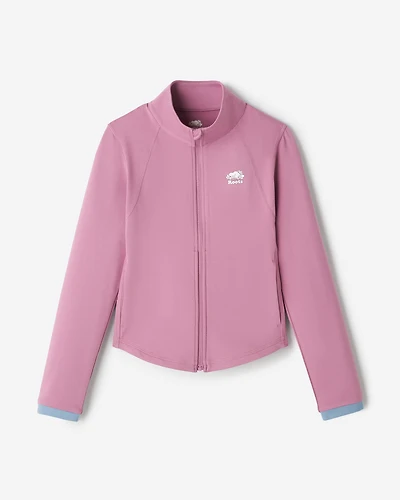 Girls Active Fitted Track Jacket