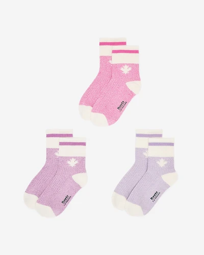 Kids Cabin Maple Sock 3 Pack