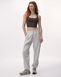 Camisole sport courte en tricot
