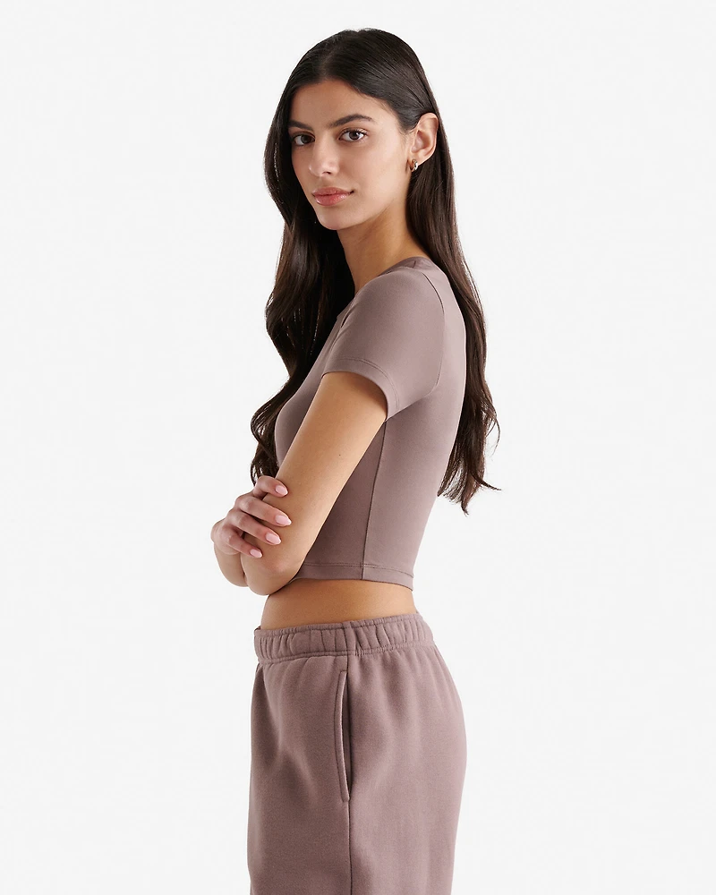 T-shirt court en tricot Renew