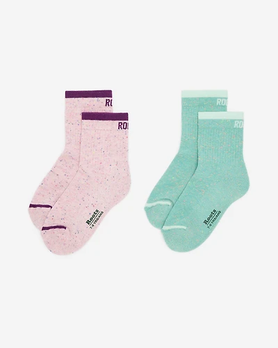 2 paires de chaussettes mouchetées Cooper pour enfants