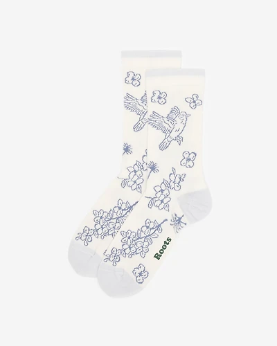 Womens Floral Sock