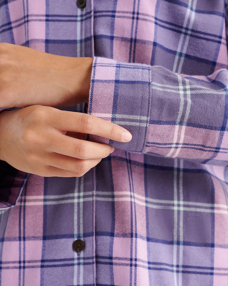 Womens Plaid Pajama Set