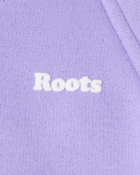 Chandail à col rond bouffant en molleton Nuage pour toutes-petites