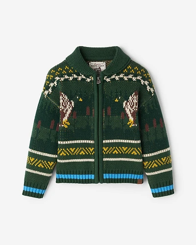 Toddler Cabin Shawl Fair Isle Cardigan
