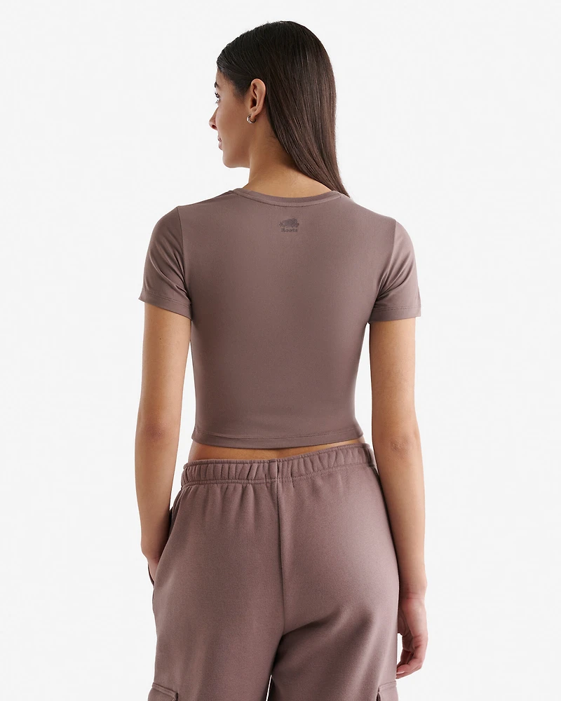 T-shirt court en tricot Renew