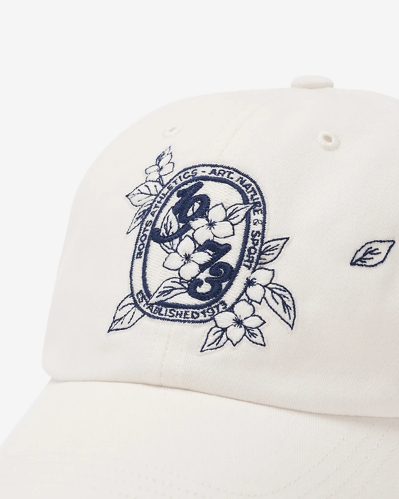 Casquette de baseball à motif floral