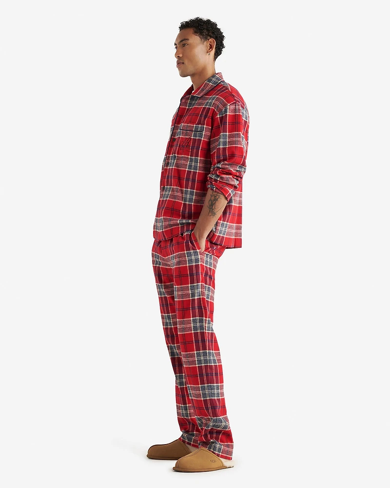 Mens Park Plaid Sleep Set