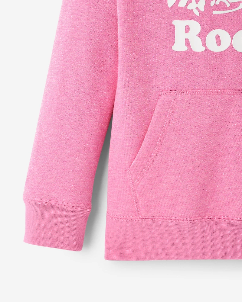 Chandail kangourou original scintillant à capuchon pour enfants