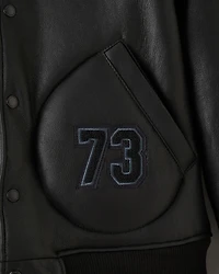 Shearling Varsity Jacket