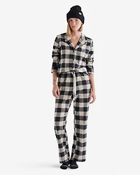 Womens Park Plaid Pajama Set