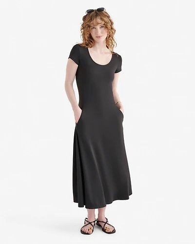 Robe midi à manches courtes Renew