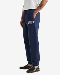 Pantalon en molleton avec appliqué à carreaux