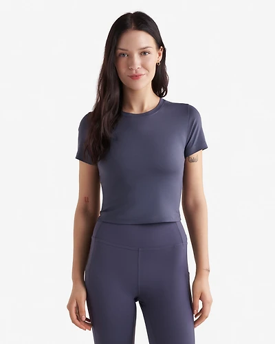 T-shirt court en tricot Renew