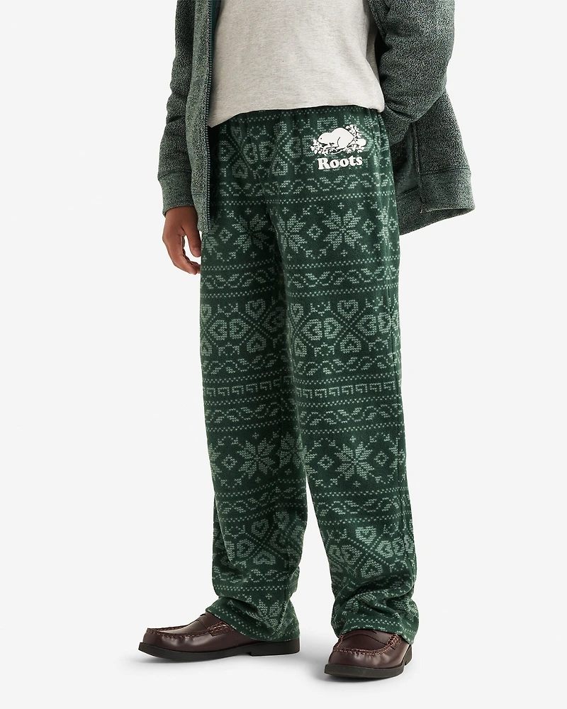 Pantalon de pyjama en micromolleton pour enfants